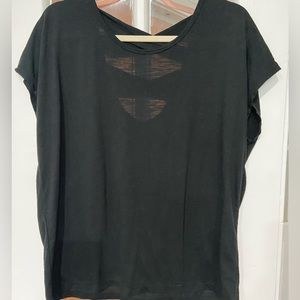 Gaiam criss cross back, women’s, size L, black, gently worn